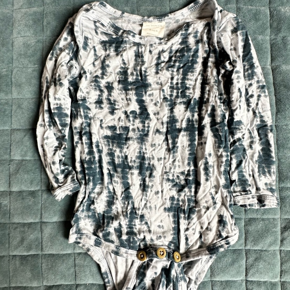 Kate Quinn - The Woods - Shibori Bodysuit 18-24 Months GUC